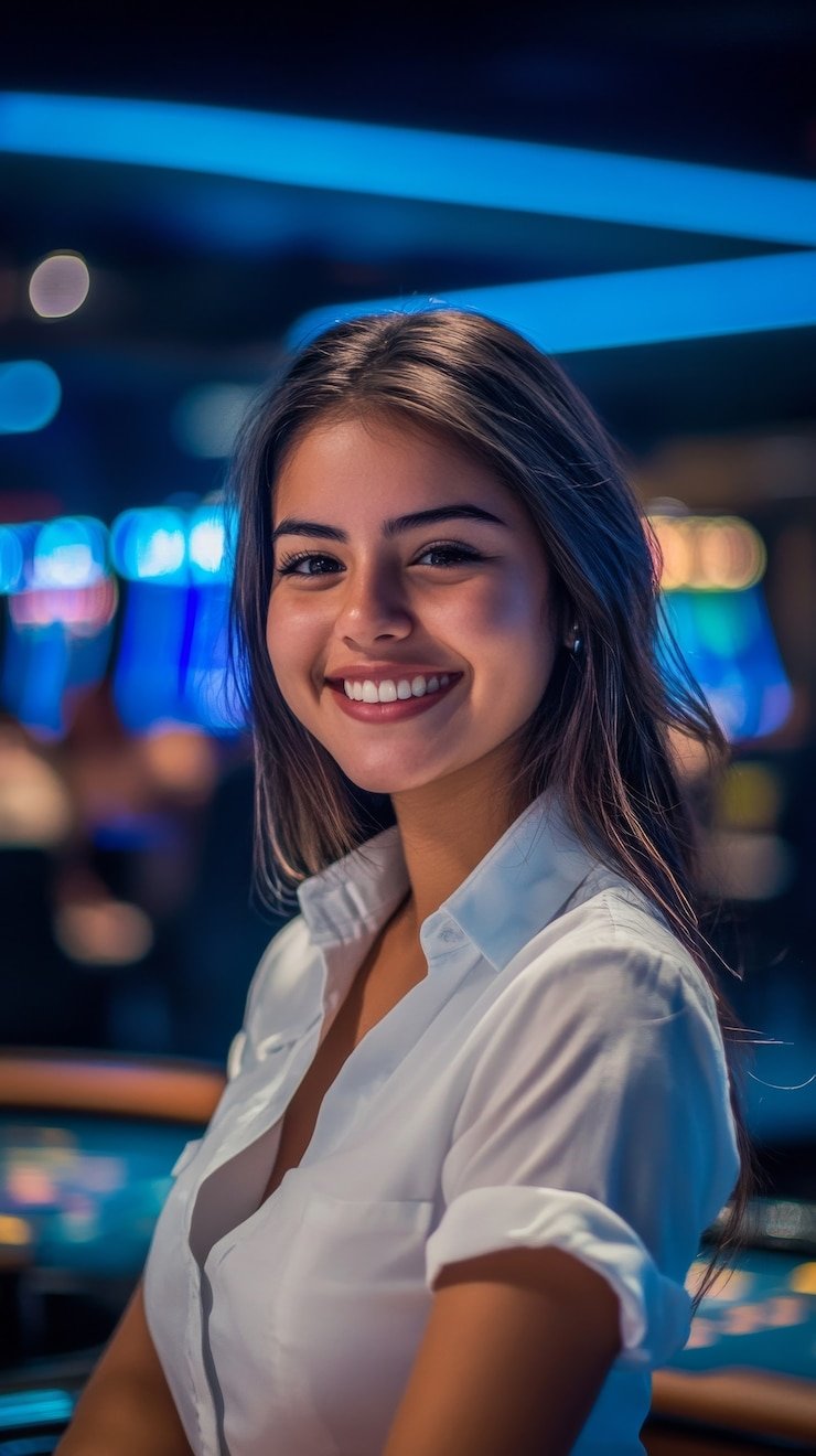 Mobile phone displaying tb totobet baccarat table selection and bet placement interface